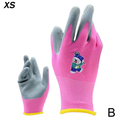 Kids Waterproof Garden Work Gloves