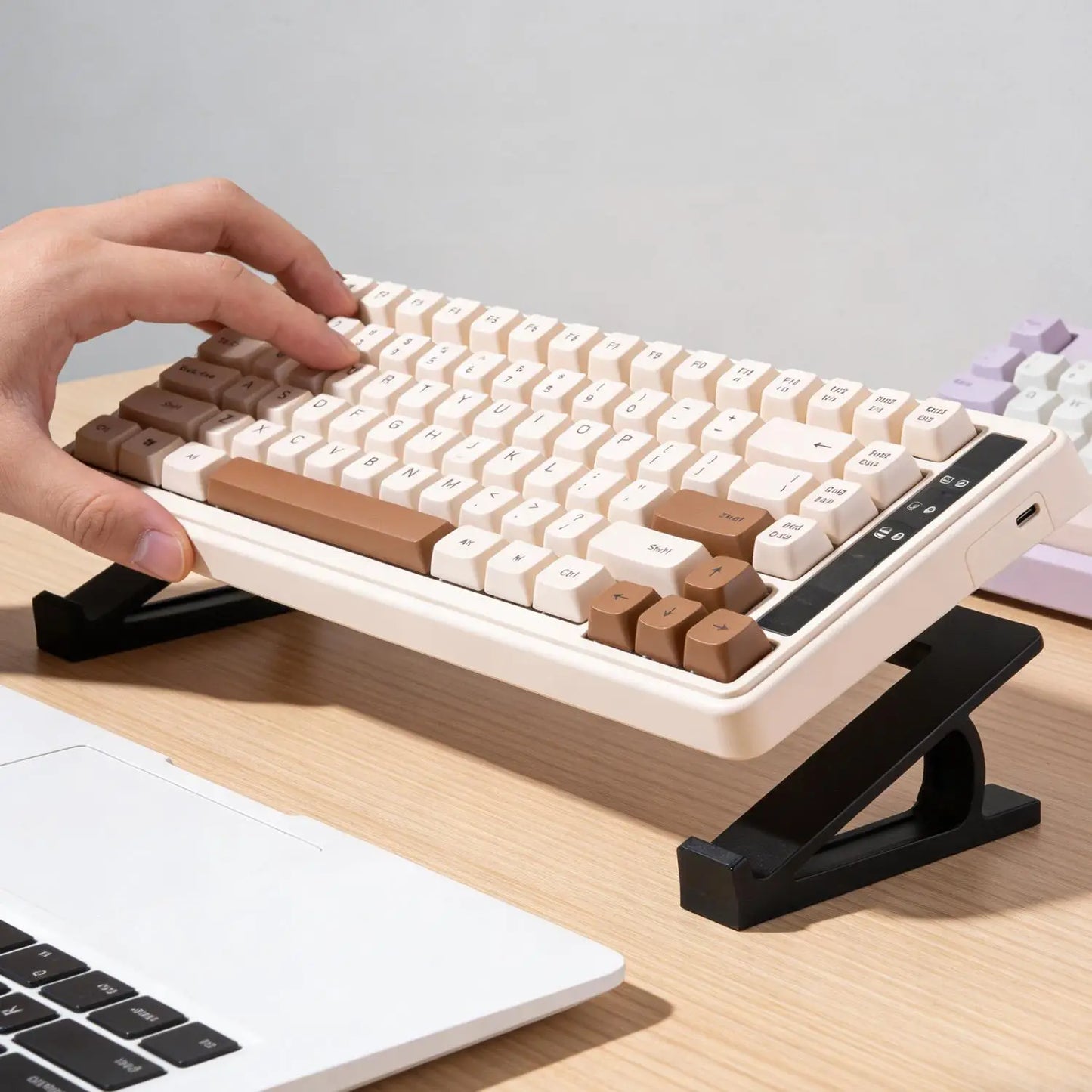 4PCS Desktop Keyboard Stands