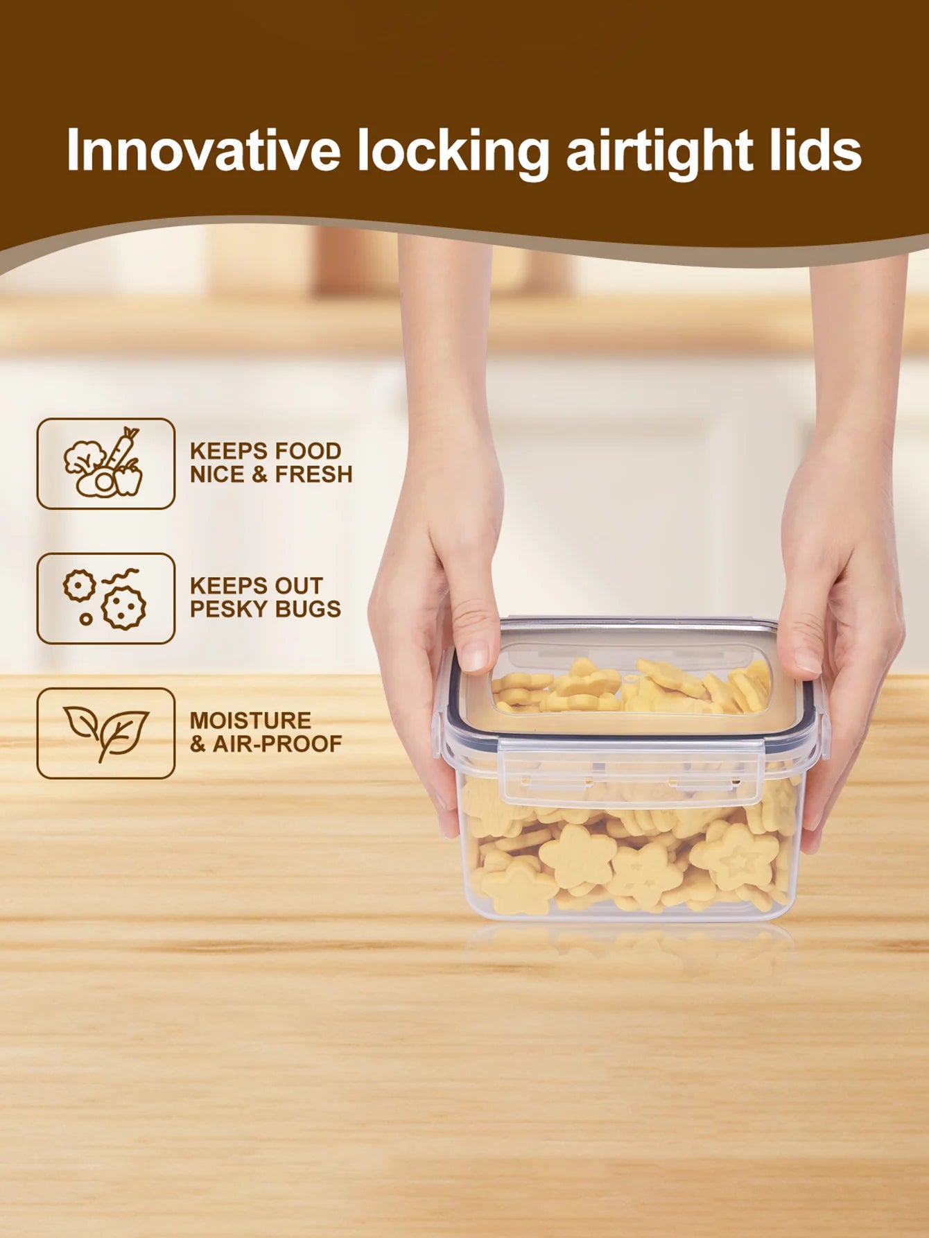 48pcs,Sealed food storage containers with LIDS,