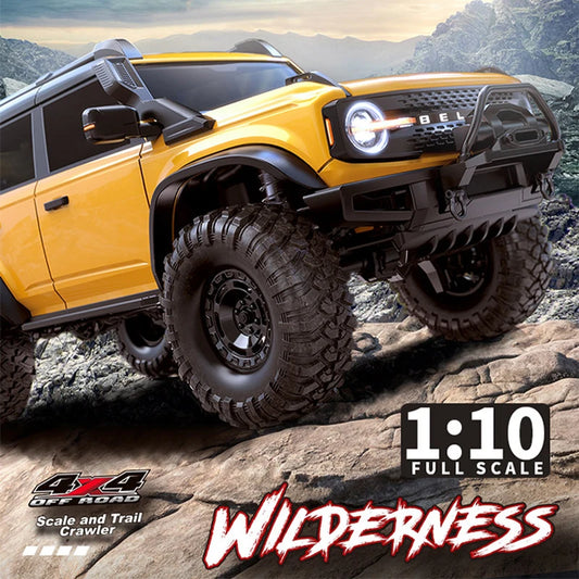 NEW Upgrades 2025 HB R001 Bronco with electric winch 1/10 4WD Remote Control Off-road Vehicle Electric Model RC Climbing