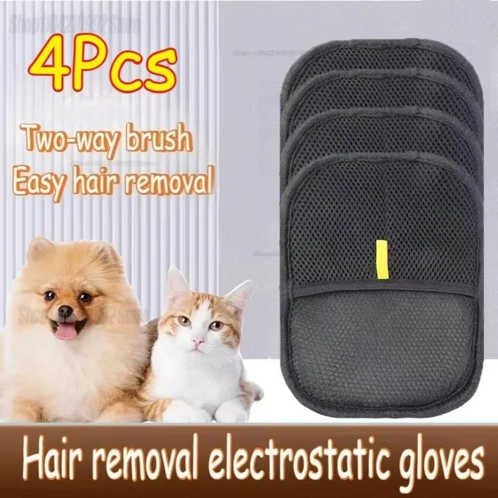 Pet Hair Cleaning And Collection Gloves