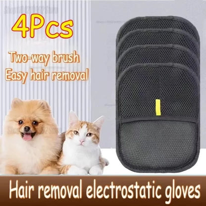 Pet Hair Cleaning And Collection Gloves