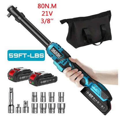 Seesii 3/8" 21V Cordless Electric Wrench