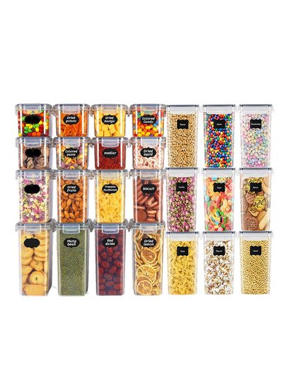 48pcs,Sealed food storage containers with LIDS,