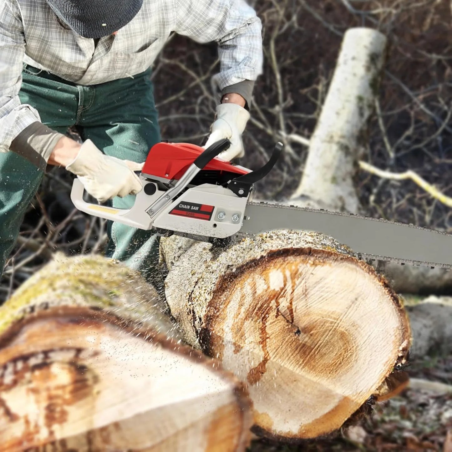 Chainsaw 22 Inch Gas Power