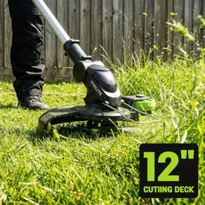 20V Cordless Electric Lawn Mower and String Trimmer Combo