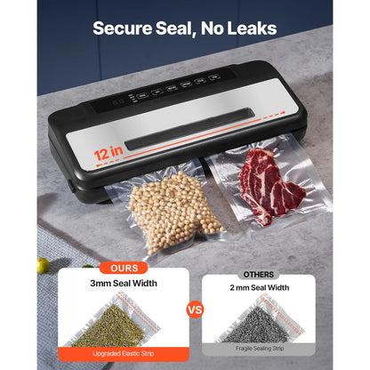 SucceBuy 80Kpa 120W Electric Vacuum Sealer Machine