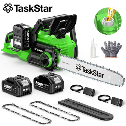 16" Chainsaw, lightweight but powerful, W/batteries and access