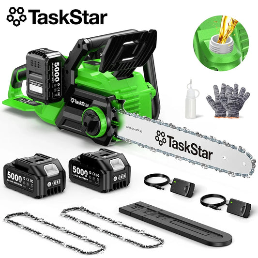 16" Chainsaw, lightweight but powerful, W/batteries and access
