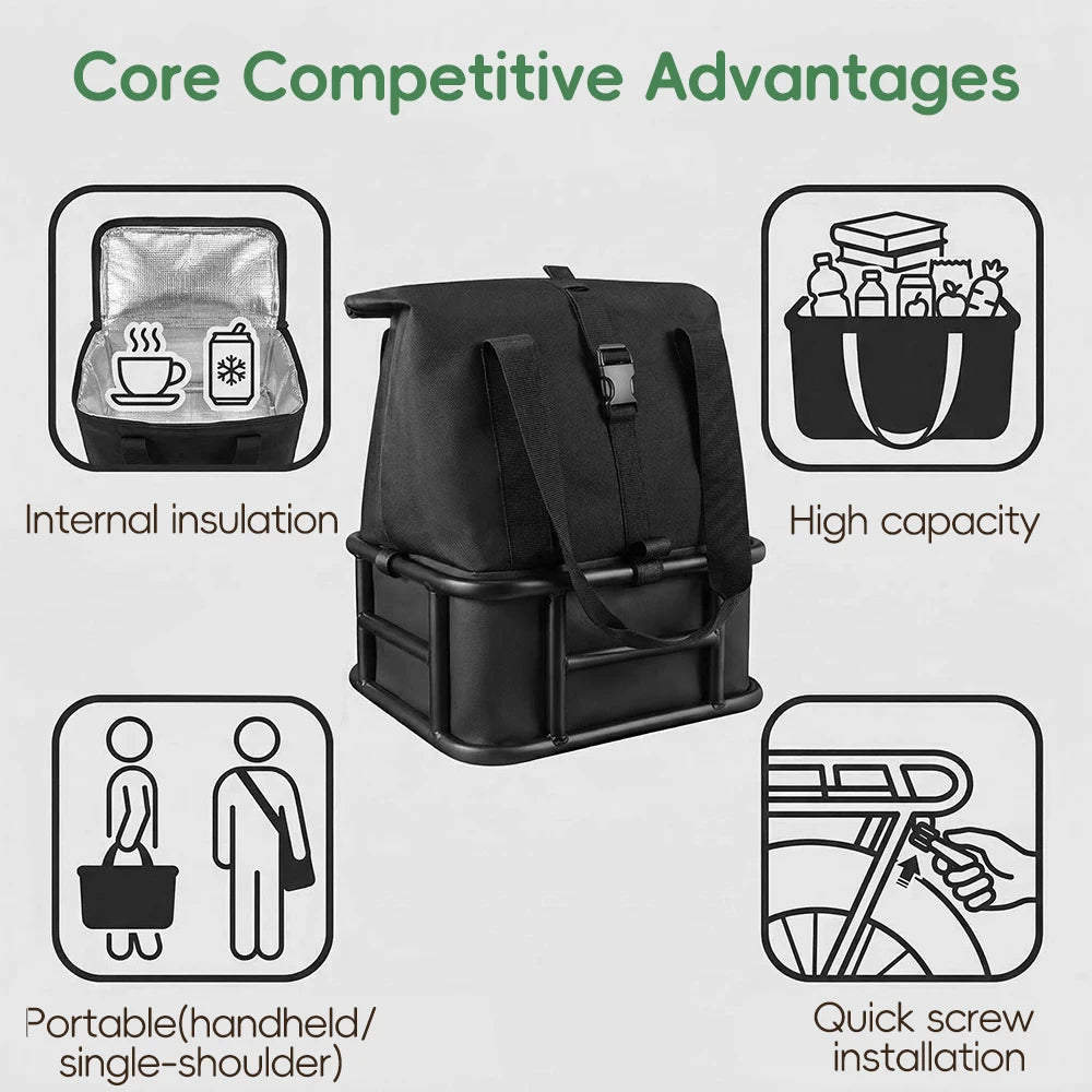 Rear Bike Basket Bicycle Cargo Rack