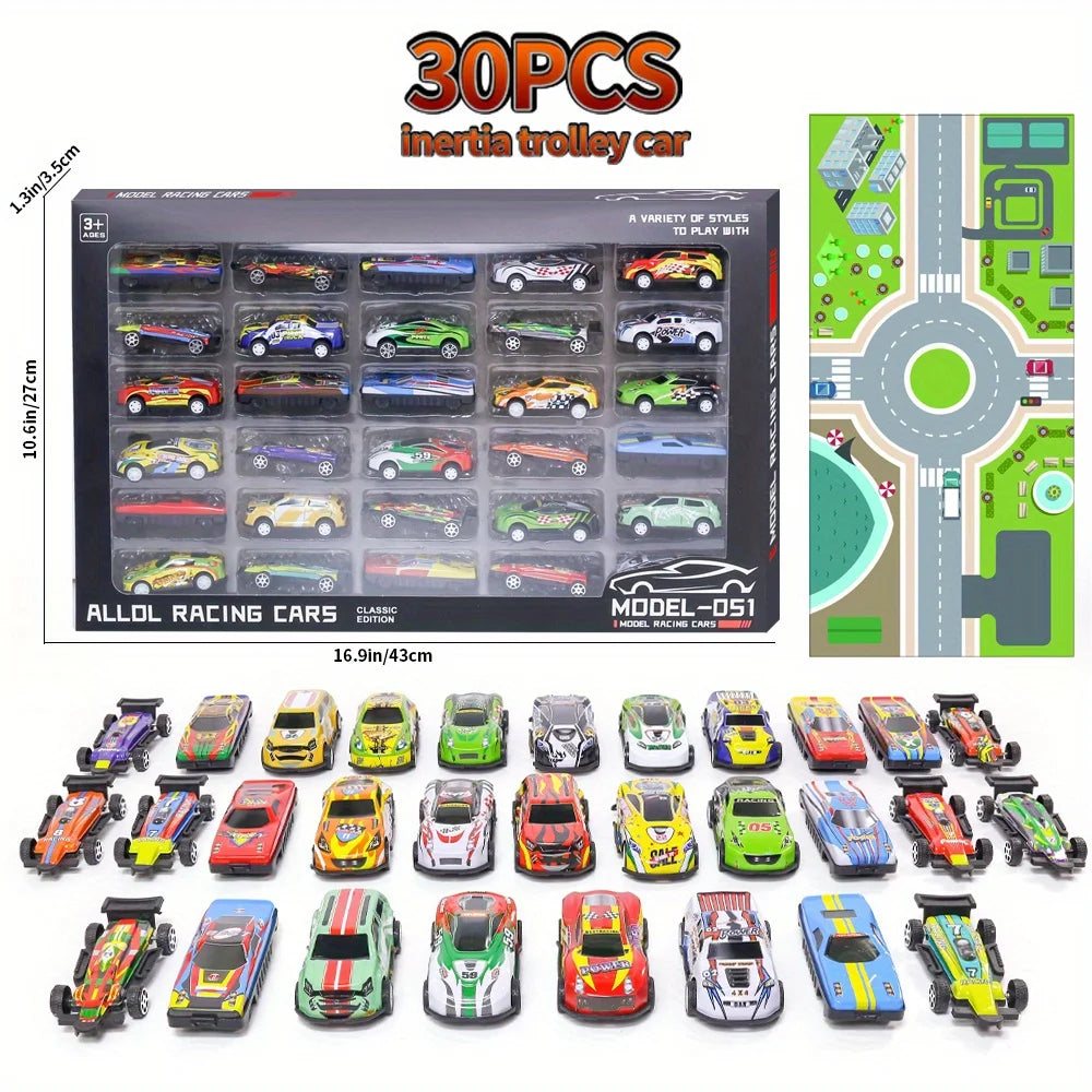 50PCS 3 inch Cars Toys Set