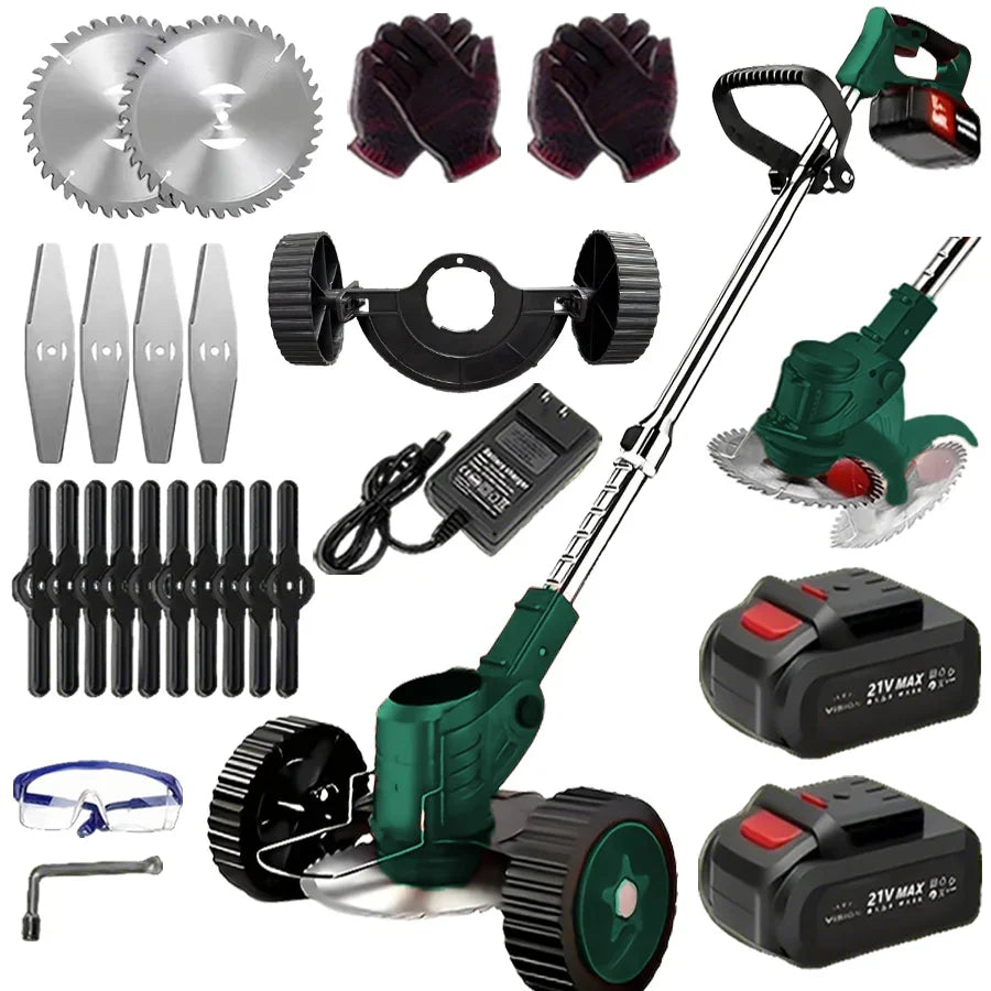 Lawn Edger, Weed Wacker, Cordless W/Batteries and Accessories