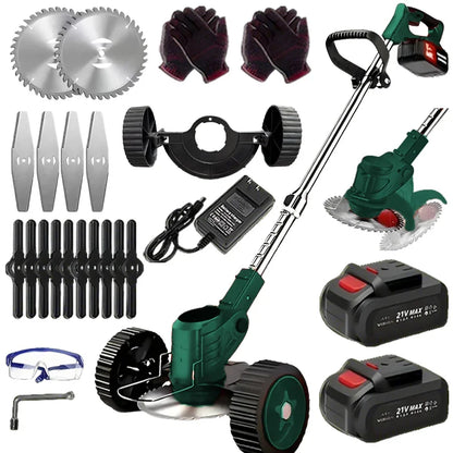 Lawn Edger, Weed Wacker, Cordless W/Batteries and Accessories