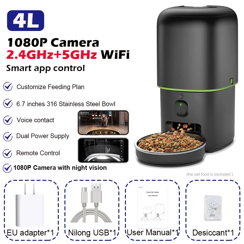 Automatic Cat Feeder Camera