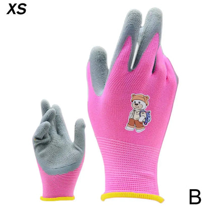 Kids Waterproof Garden Work Gloves