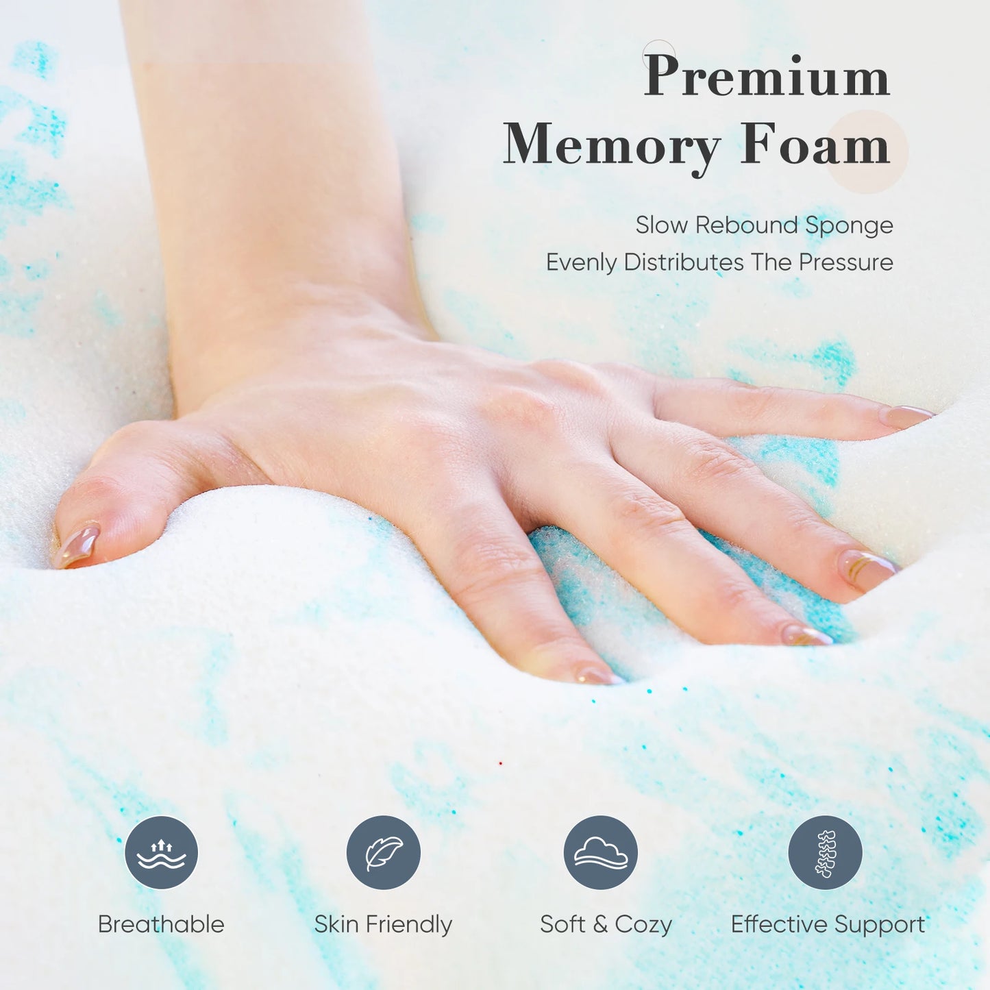 2-3" Memory Foam Mattress Topper