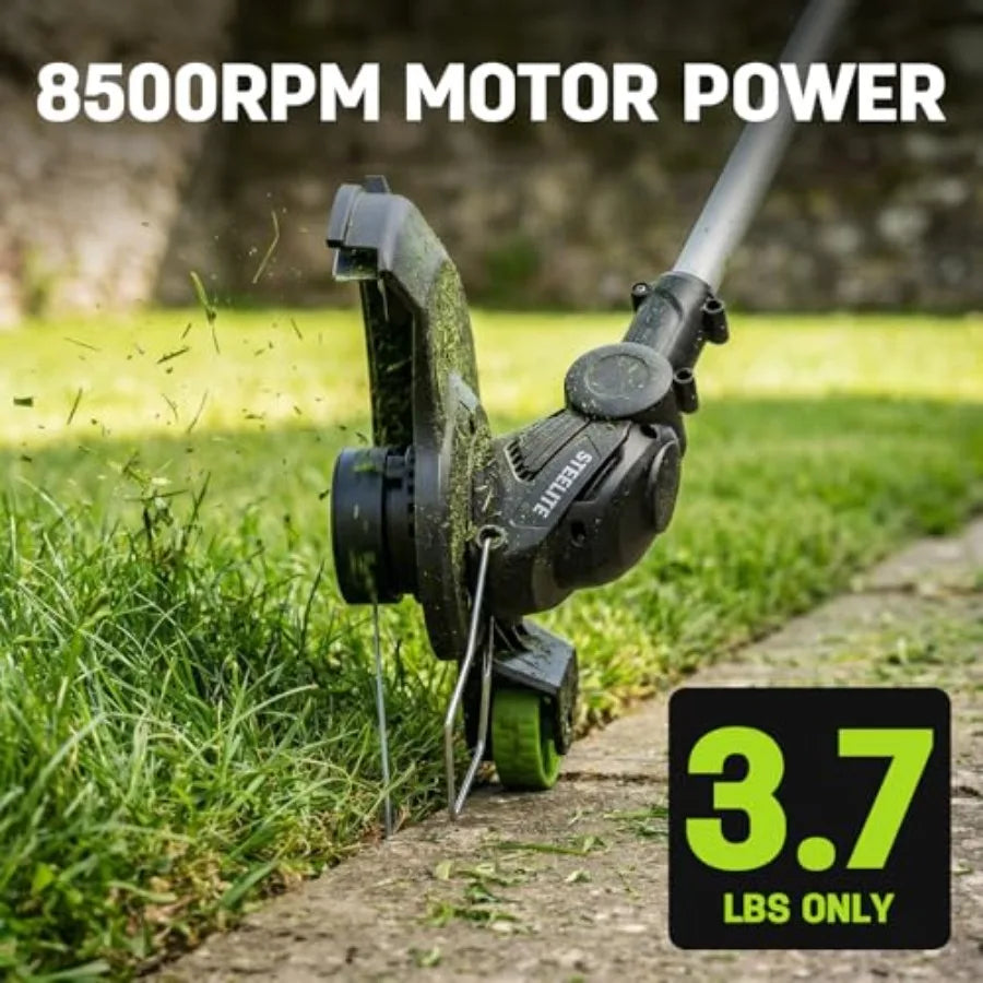 20V Cordless Electric Lawn Mower and String Trimmer Combo