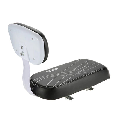 Bicycle Back Seat Bicycle Child Seat Cover Bike Rack Rest Cushion With Back Saddle Cycle Accessories Parts Bicicleta PU Leather