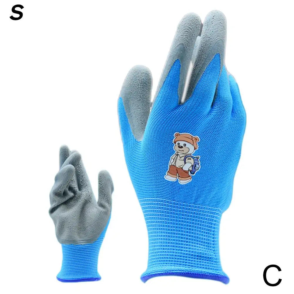 Kids Waterproof Garden Work Gloves