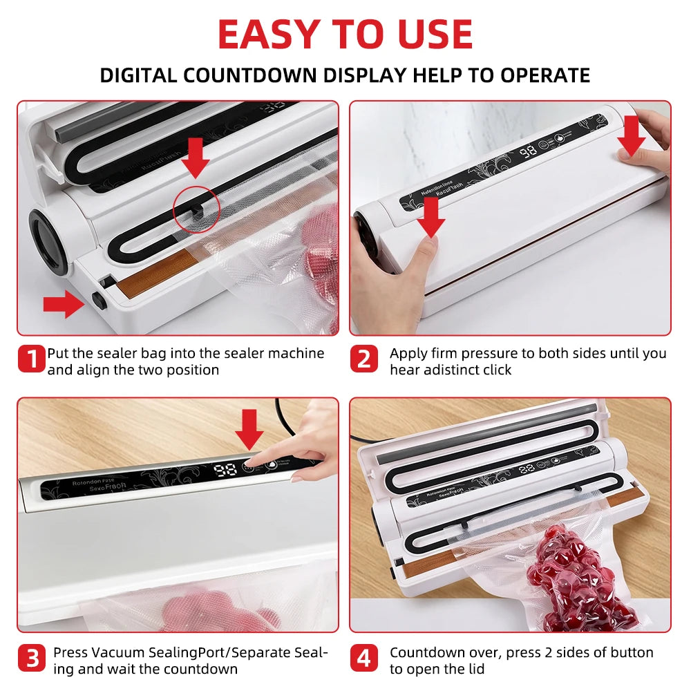120W High Power Vacuum Sealer