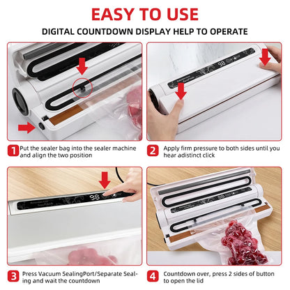 120W High Power Vacuum Sealer