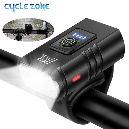 LED Bicycle Front Light Type-C Rechargeable Bicycle Headlight