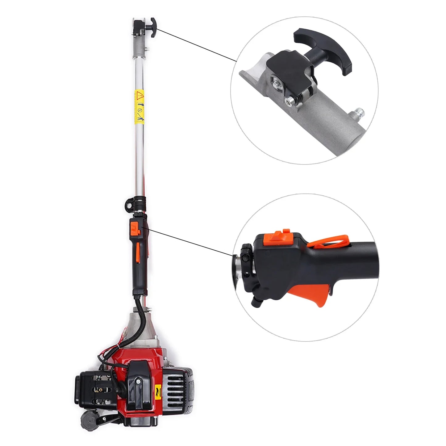 2 Stroke 52cc  Weed Wacker, Lawn Mower, Brush Trimmer
