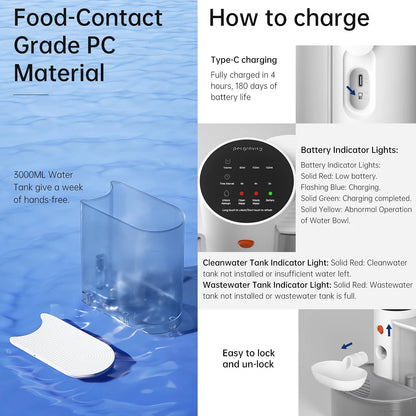 Water dispenser for your pets