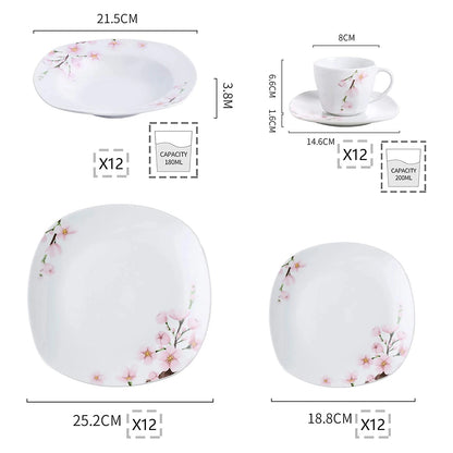 VEWEET ANNIE 30 Pc China Set for 6 Places