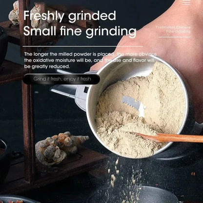 Electric Multipurpose Grinder Portable Coffee Grinder Automatic Spices Mill Household Stainless Steel Grinder With handle