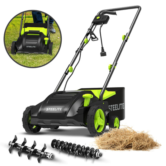 Deli 2-in-1 Electric Dethatcher & Scarifier