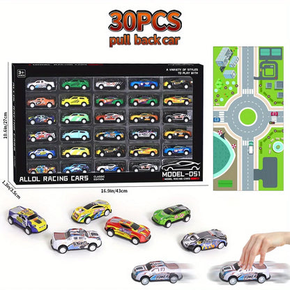 50PCS 3 inch Cars Toys Set