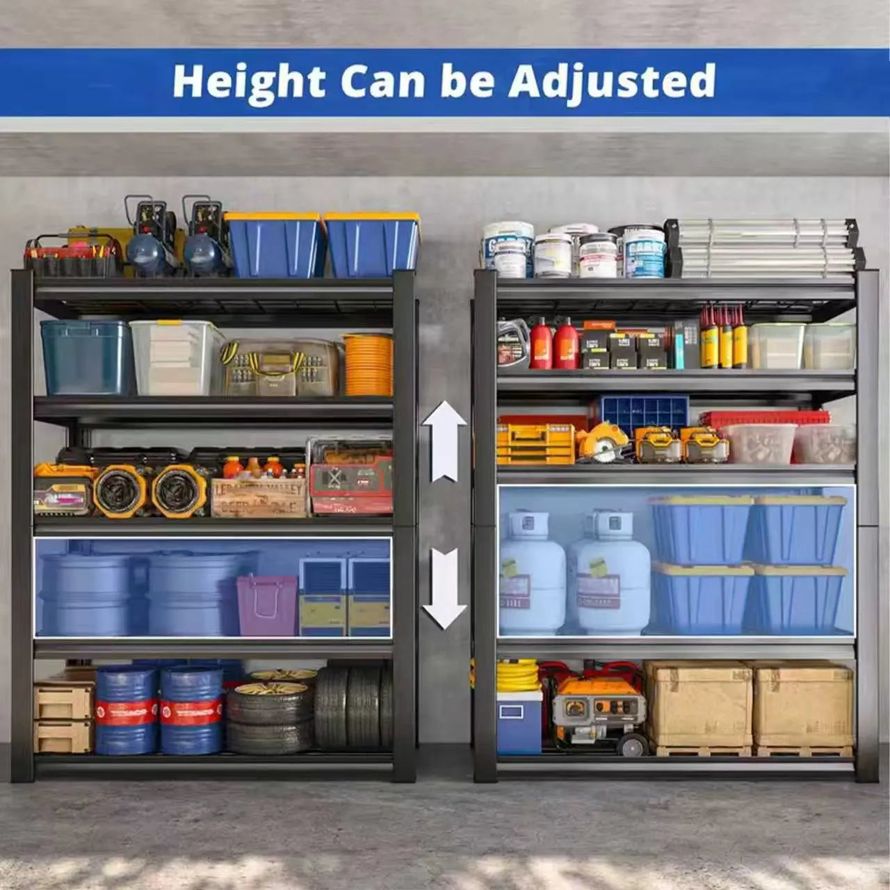 72" Commercial Grade Adjustable Shelving