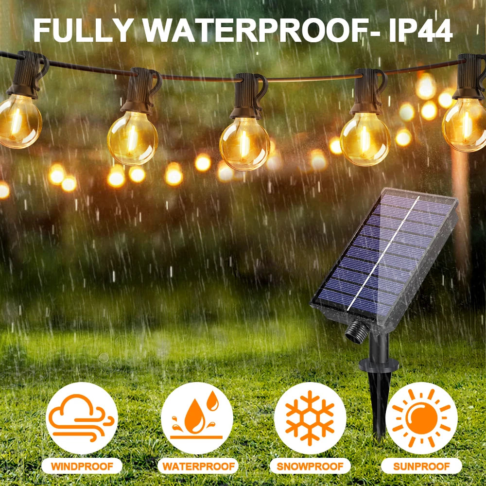 G40 Outdoor Solar String Light Garland