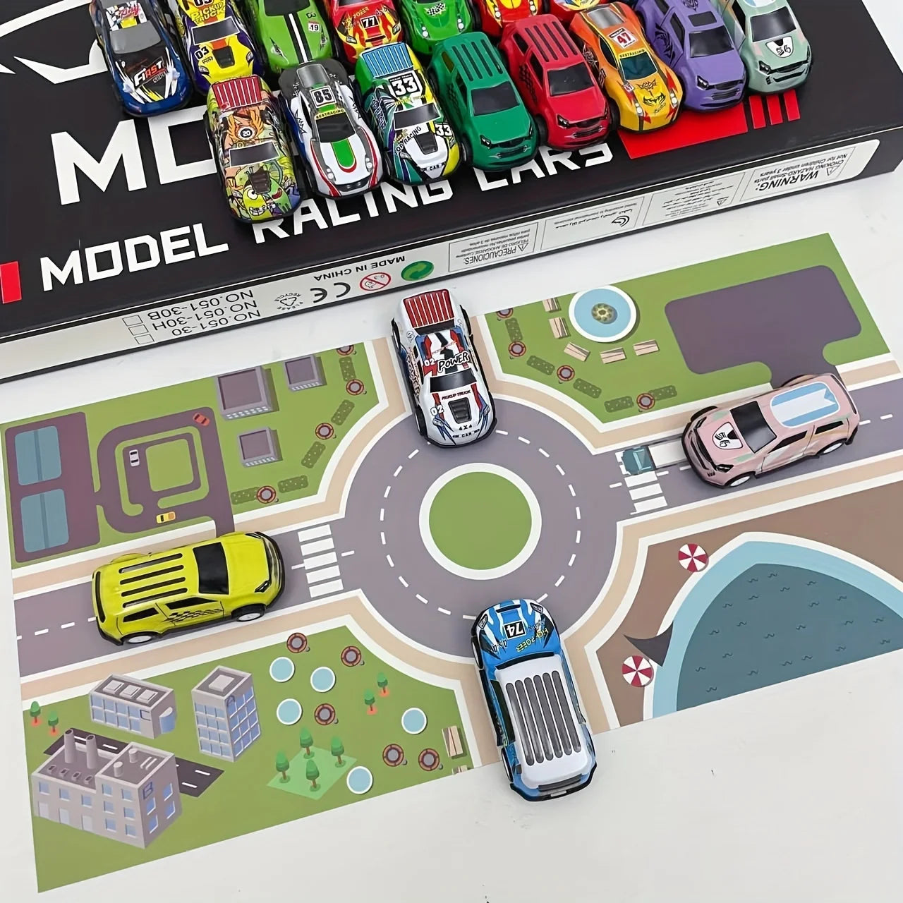 50PCS 3 inch Cars Toys Set