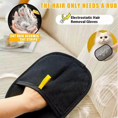 Pet Hair Cleaning And Collection Gloves