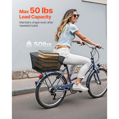 SucceBuy Rear Bike Basket