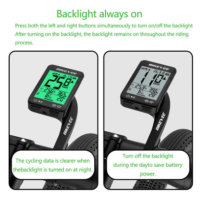 LCD Digital Display Wireless GPS Bike Computer
