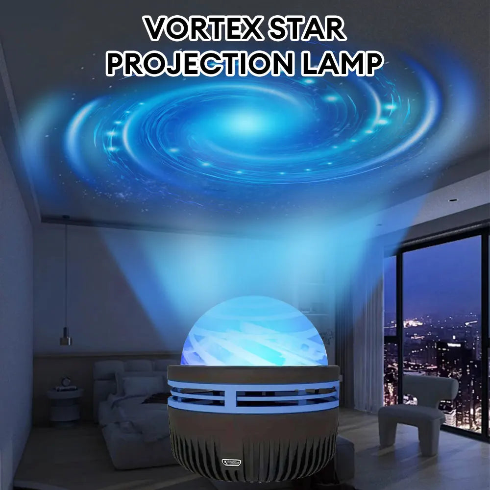 Vortex Galaxy Projector Light Creative Aurora Dynamic Projector Bedroom Night Light Kids Room Decoration Christmas Party Decor