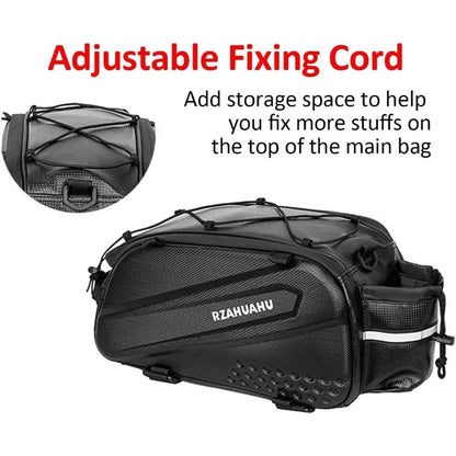 10/14L Bike Camel Bag Large Capacity Waterproof Foldable Rear MTB Shoulder Strap Universal Cycling Luggage Accessories
