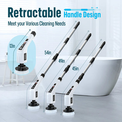 Cordless Cleaning Brush 8 in 1 Multifunctional