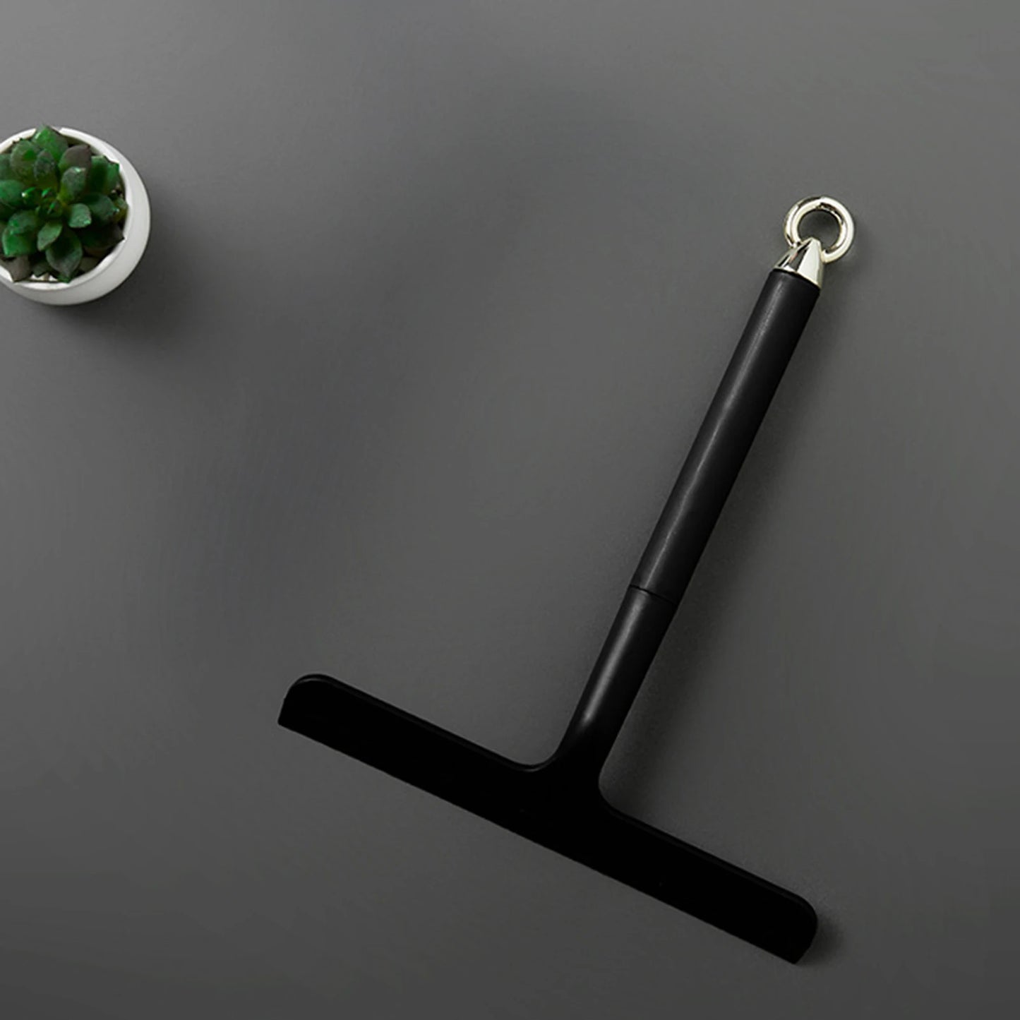 Silicone Squeegee with Plastic Handle Dual Blade
