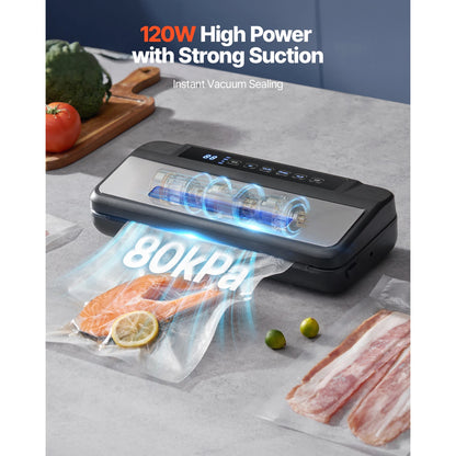 SucceBuy 80Kpa 120W Electric Vacuum Sealer Machine