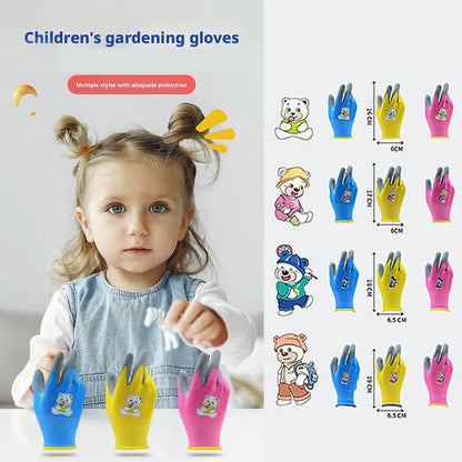Kids Waterproof Garden Work Gloves