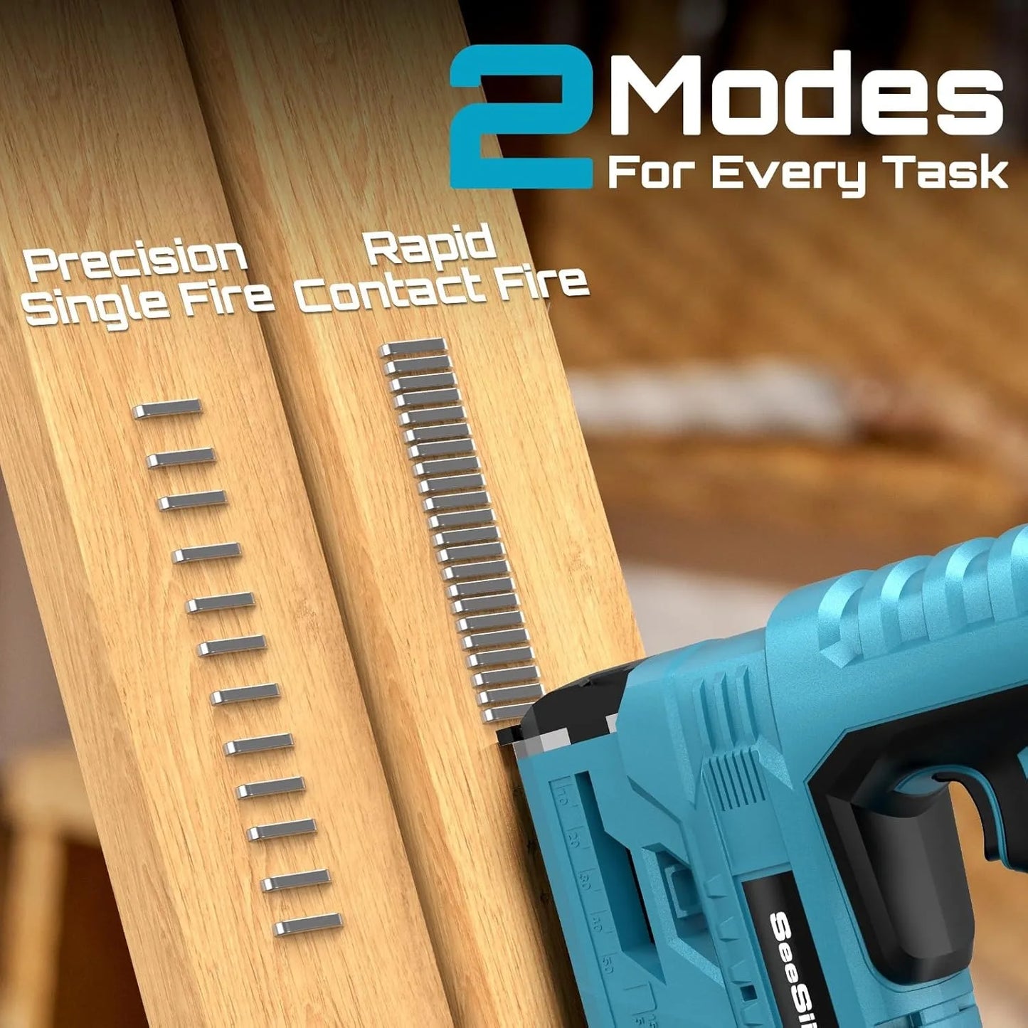 Cordless Nailer, Stapler, 18ga. W/batteries