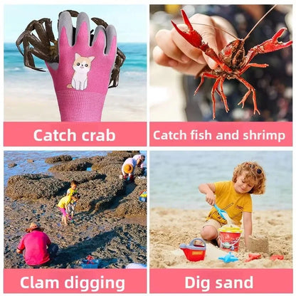 Kids Waterproof Garden Work Gloves