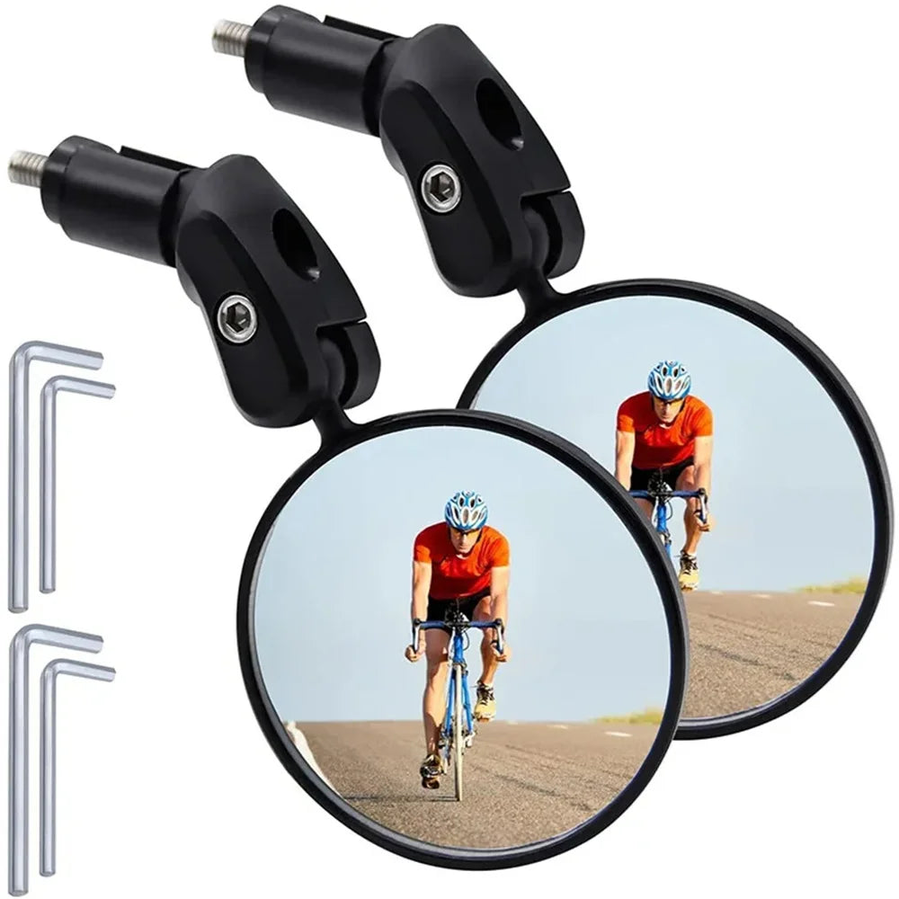Universal Bicycle Mirror Rearview Adjustable Rotate Wide-Angle