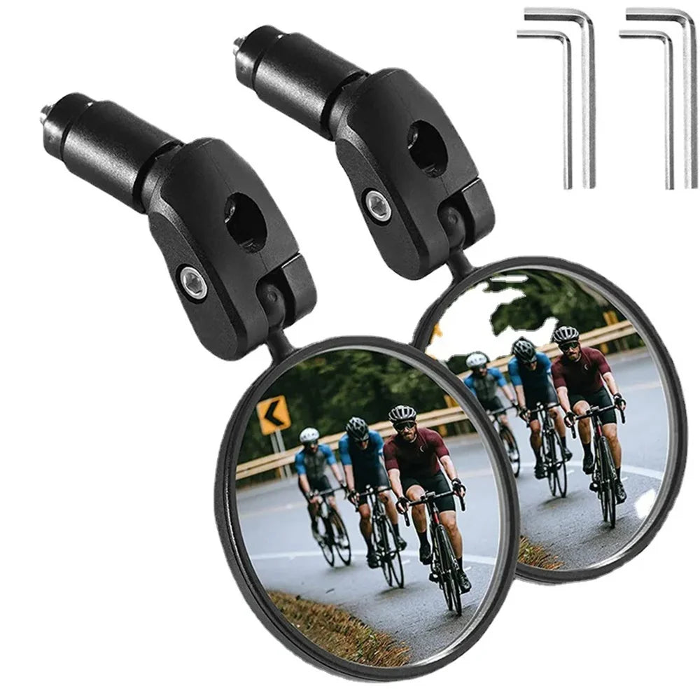 Universal Bicycle Mirror Rearview Adjustable Rotate Wide-Angle
