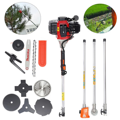 2 Stroke 52cc  Weed Wacker, Lawn Mower, Brush Trimmer