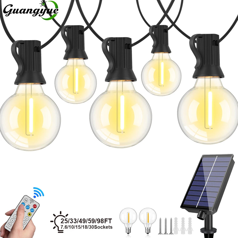 G40 Outdoor Solar String Light Garland